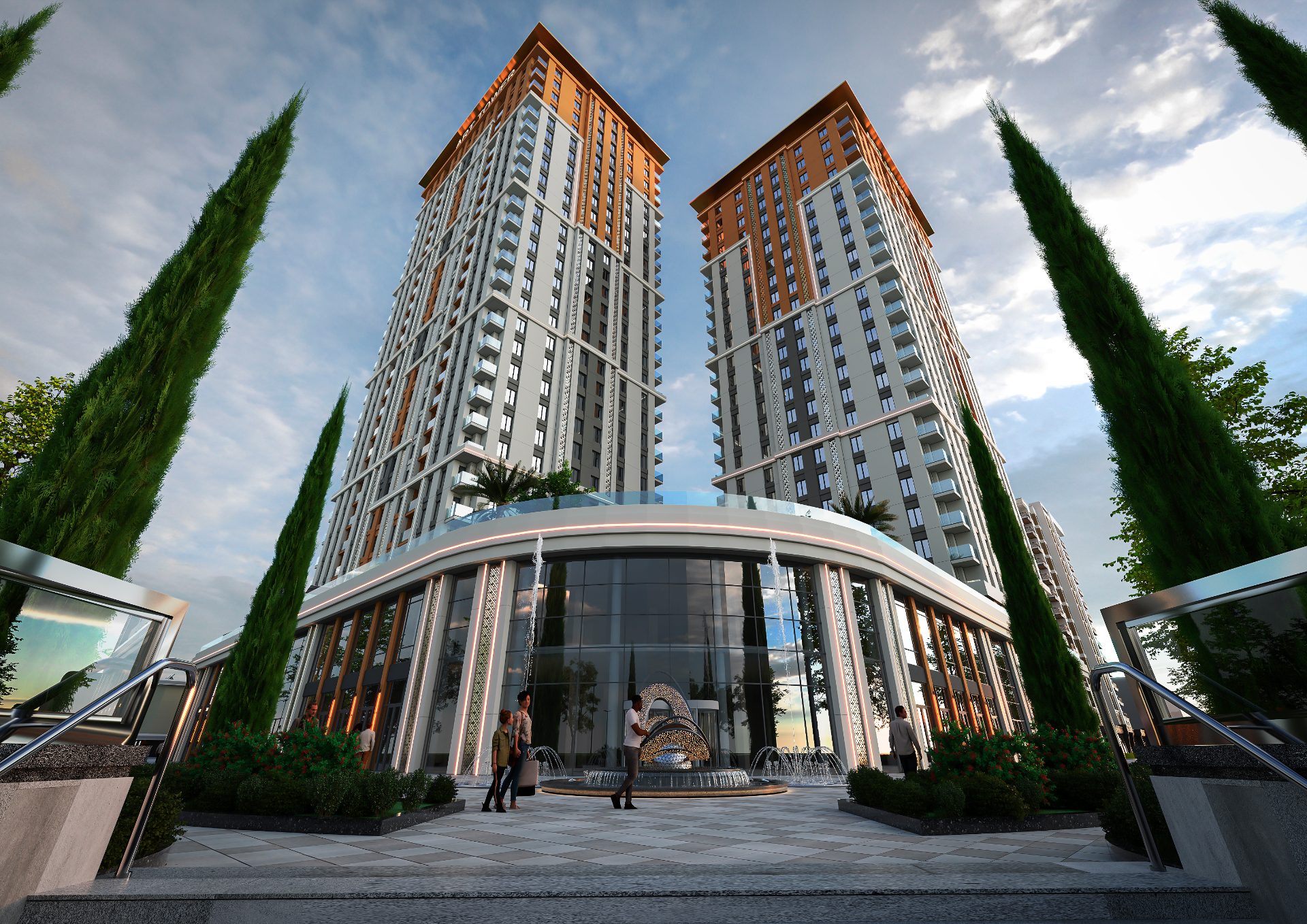 Navoiy City premium zamonaviy minoralari "ART TOWERS" — 2