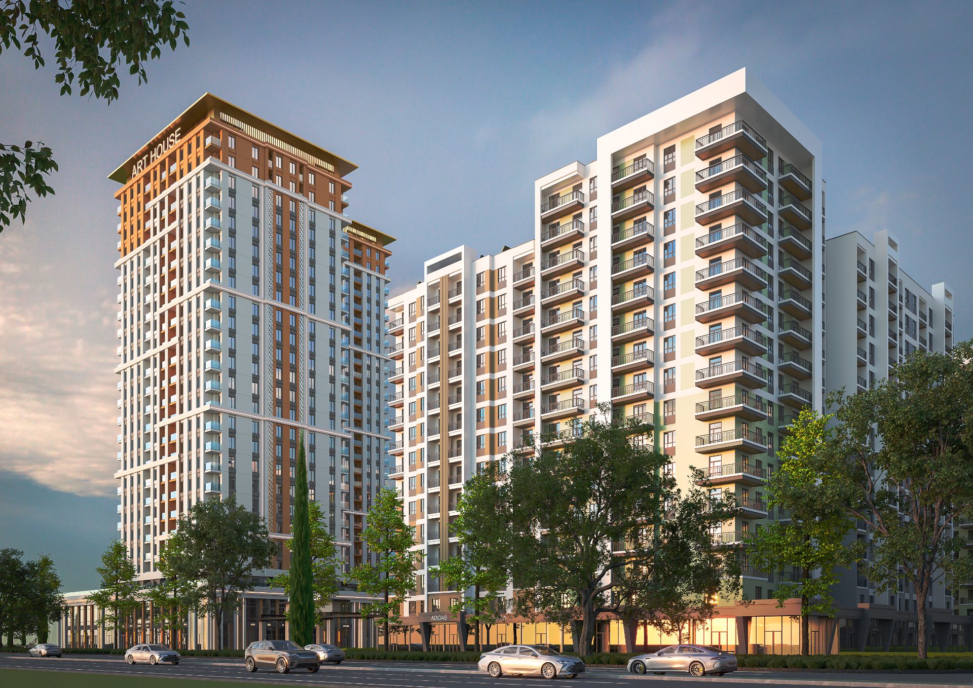 Navoiy City premium zamonaviy minoralari "ART TOWERS" — 3