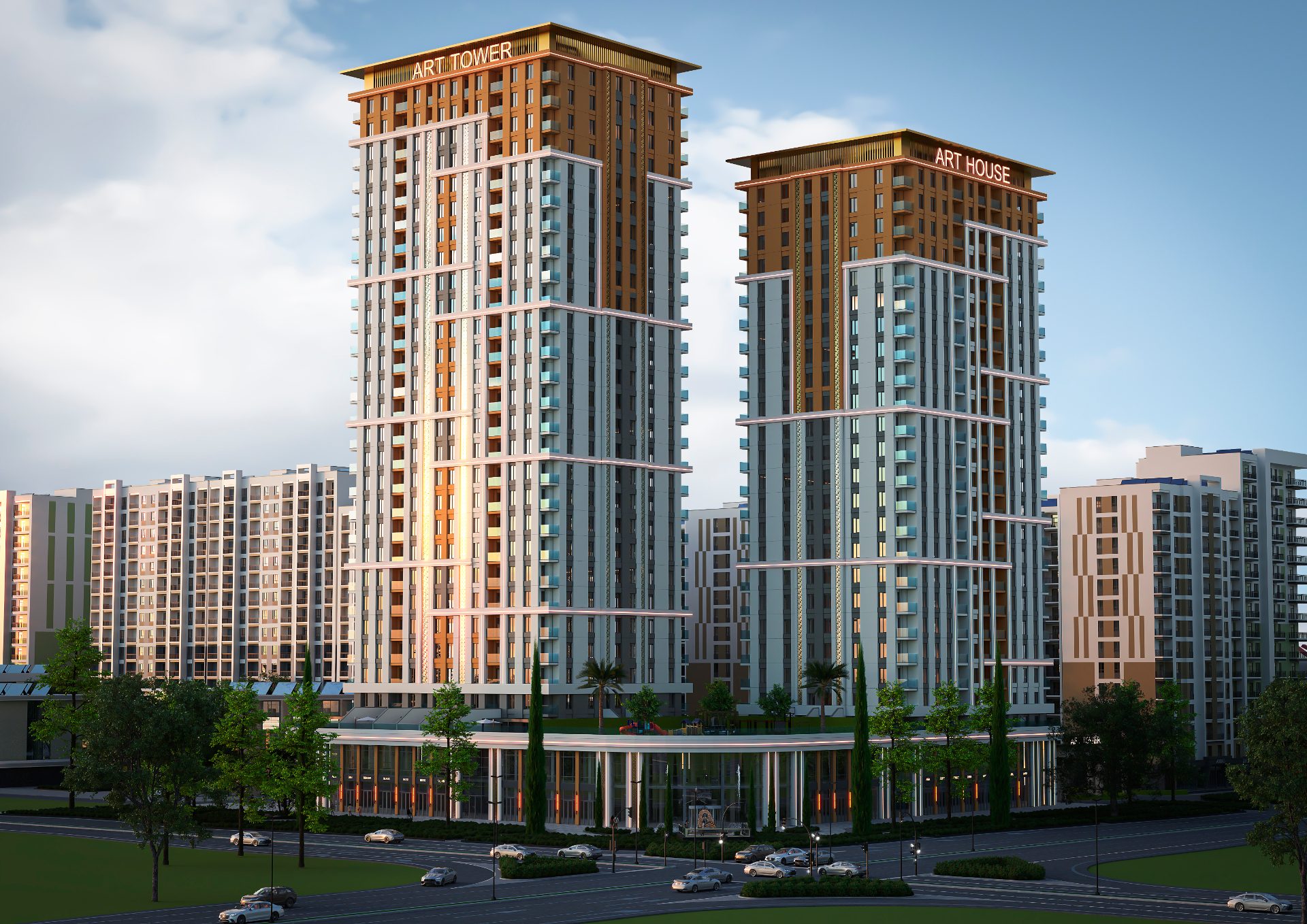 Navoiy City premium zamonaviy minoralari "ART TOWERS" — 5