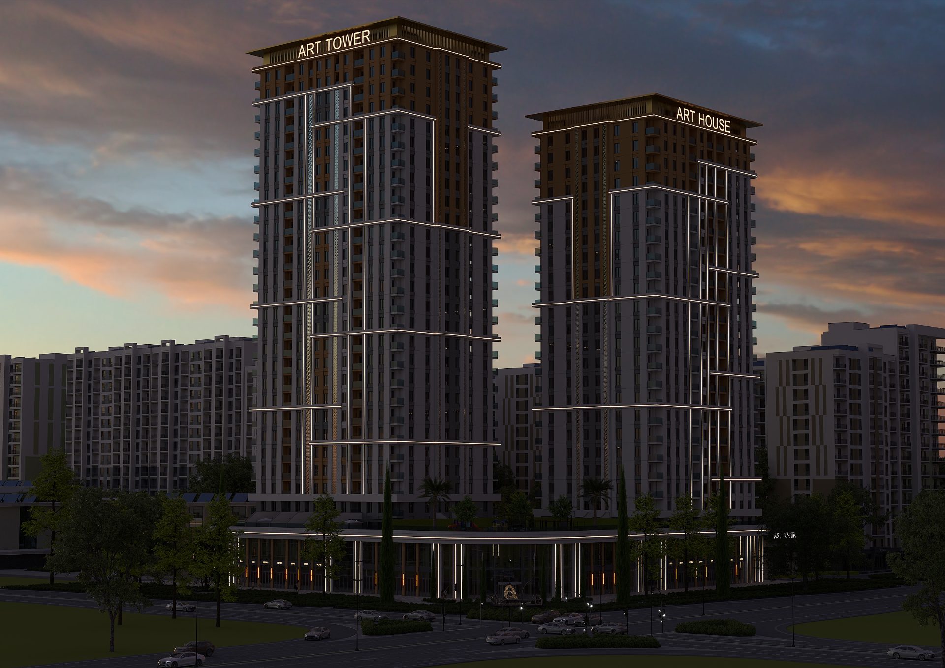 Navoiy City premium zamonaviy minoralari "ART TOWERS" — 10
