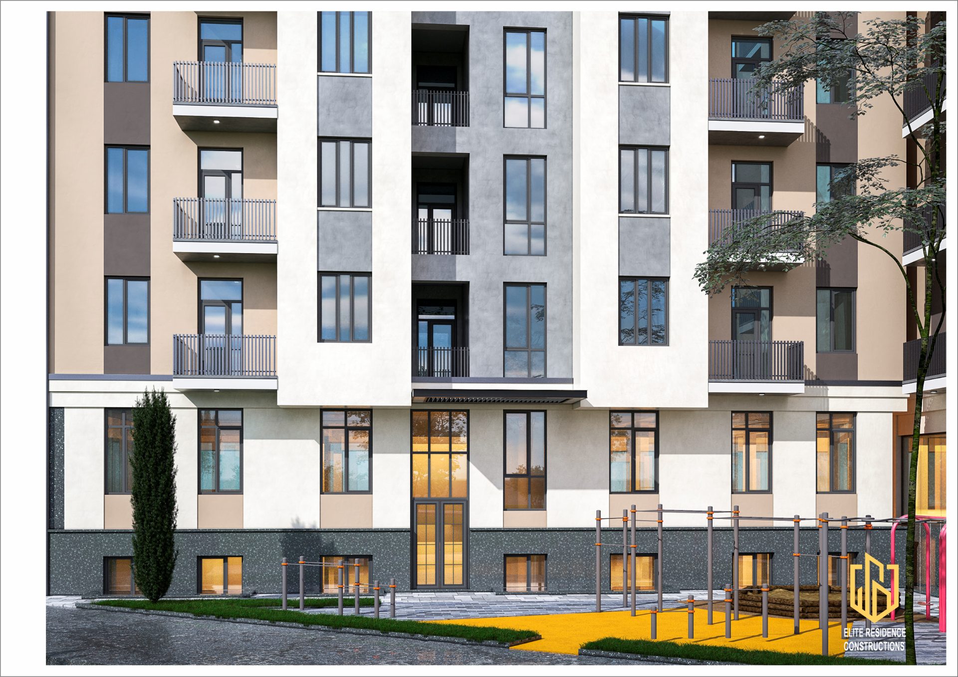 Multi-Storey Residential Complex with Commercial Spaces — 4